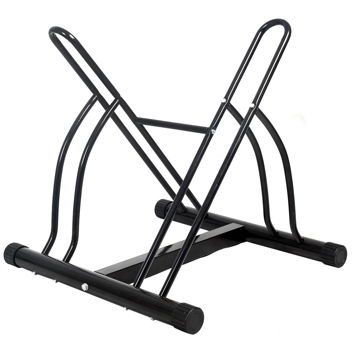 Costway Two Bicycle Bike Stand Racor Garage Floor Storage Organizer Cycling Rack Costway Two Bicycle Bike Stand Racor Garage Floor Storage Organizer Cycling Rack