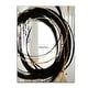 preview thumbnail 2 of 3, Designart 'Black & White 10' Glam Mirror - Vanity Printed Mirror