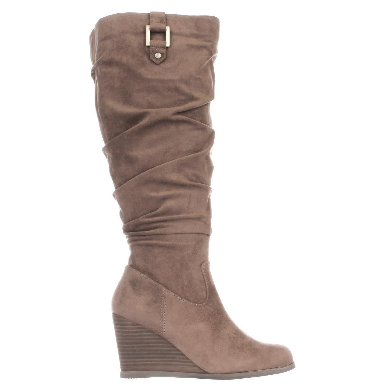 dr scholl's poe wide calf boots