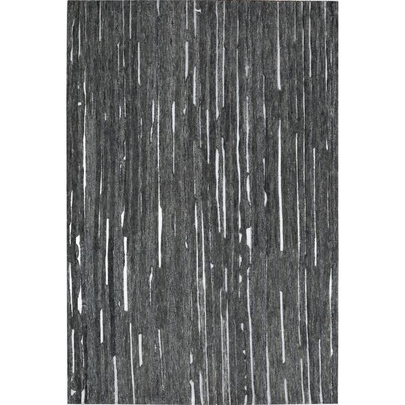 Addison Dazzle Modern Hand Spun Wool and Metallic Area Rug - 5' x 7' 6" - Night - Rectangle