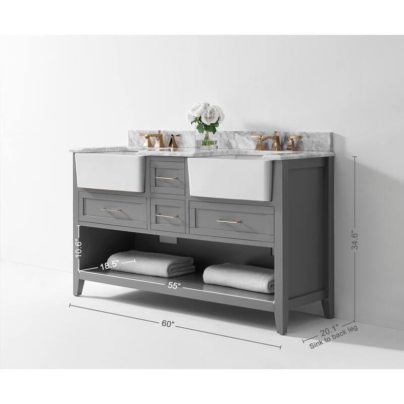 Ancerre Designs Hayley Bathroom Vanity Set