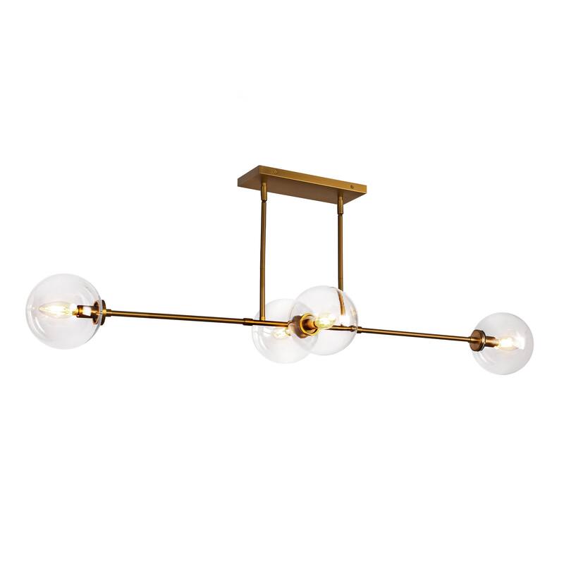 Alora Lighting LP549448 Cassia 4 Light 13" Wide Linear Pendant