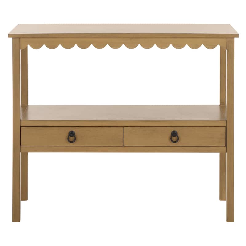 SAFAVIEH Haven Lower 2-Drawer Console Table - 35"W x 13"D x 30"H