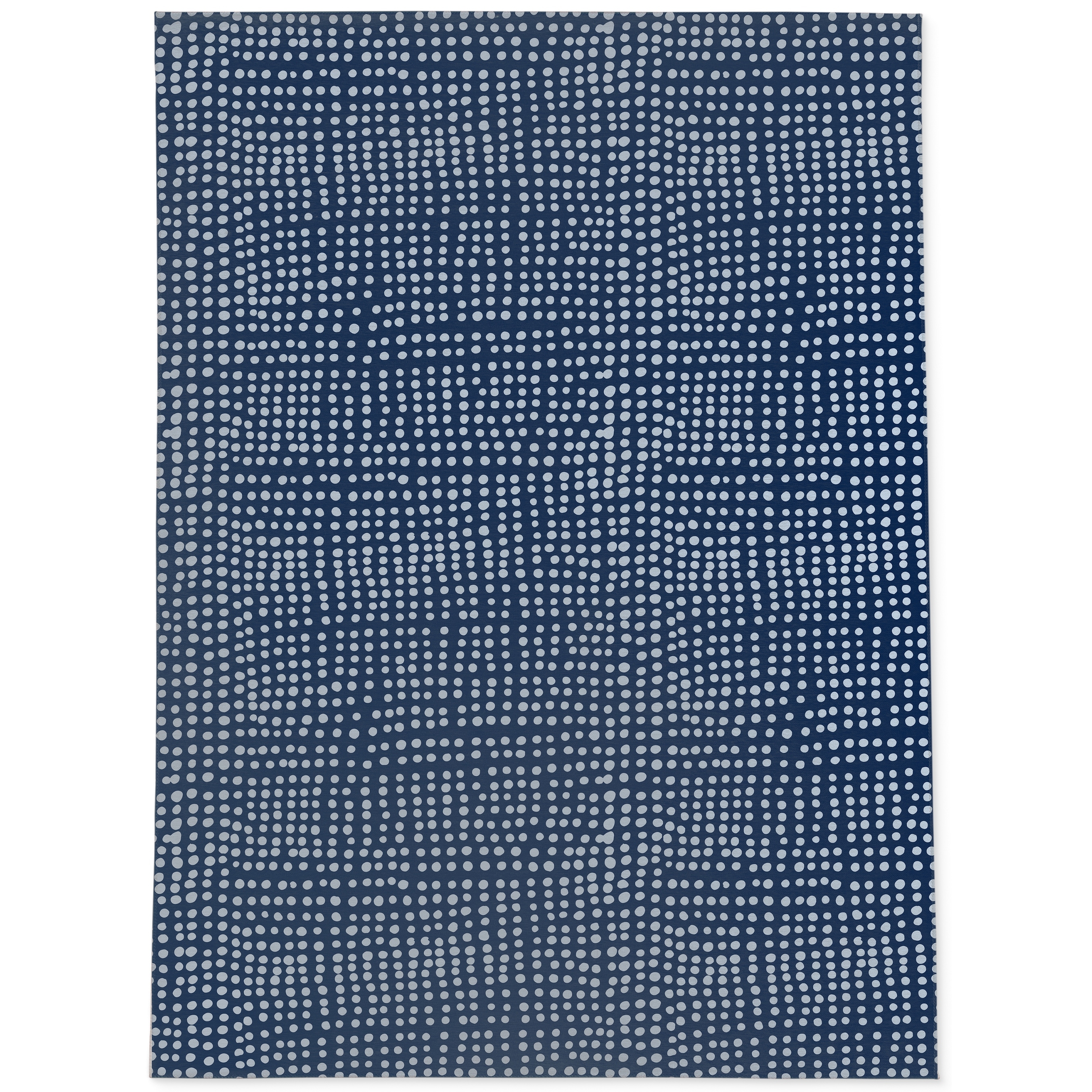 DOTS ABSTRACT NAVY Kitchen Mat By Kavka Designs - Bed Bath