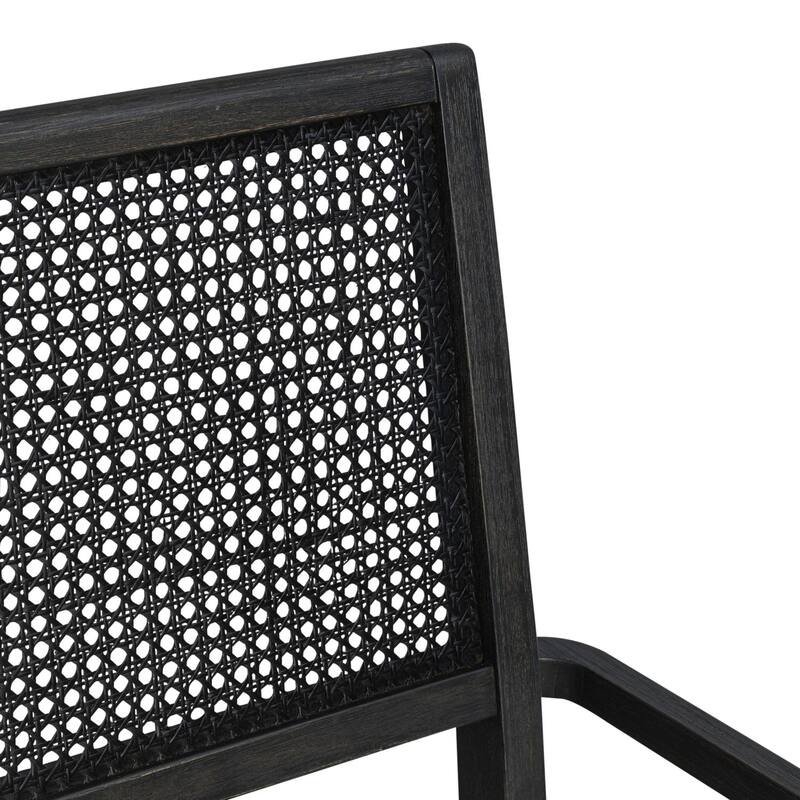 Caruso Heights Blackstone Panel Back Arm Chair (Set of 2)