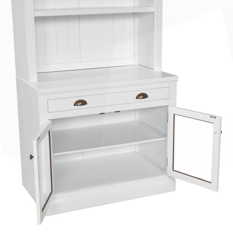 Versatile Tall Bookshelf with LED Lighting and Multiple Storage Options for Home