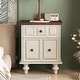 preview thumbnail 64 of 116, Wood NightStand with Metal Handle
