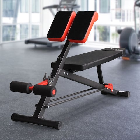 Soozier Adjustable Hyper Extension Multifunction Workout Bench