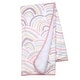 preview thumbnail 1 of 3, Lambs & Ivy Signature Rainbow Minky/Faux Shearling Soft Fleece Baby Blanket