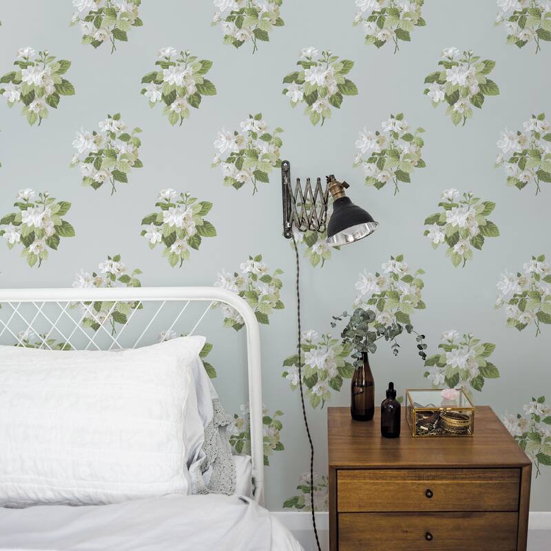 Galerie Wallcoverings Secret Garden Floral Bouquet Non-woven Matte Wallpaper Roll