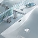 preview thumbnail 5 of 6, Moen Rizon Double-Handle Widespread Low Arc Bathroom Faucet