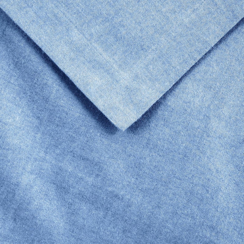 Superior Classic Solid Flannel Cotton Duvet Cover Set