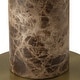 preview thumbnail 6 of 4, Uttermost Sepia Brown Marble Buffet Lamp - 36" H X 12" W X 12" D