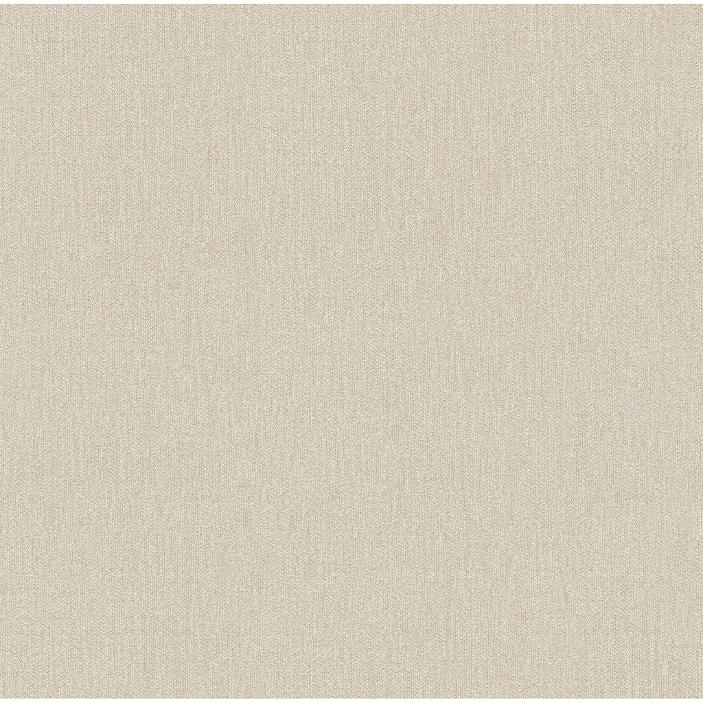 A-Street Prints Sydney Beige Faux Linen Wallpaper