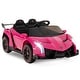 preview thumbnail 1 of 61, 12V Licensed Lamborghini 4WD Kids Ride-on Sports Car with 2.4G Remote - 24" x 44" x 18" (W x D x H)