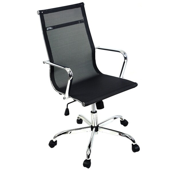 Shop Costway Modern Ergonomic Mesh High/Mid Back Executive ...