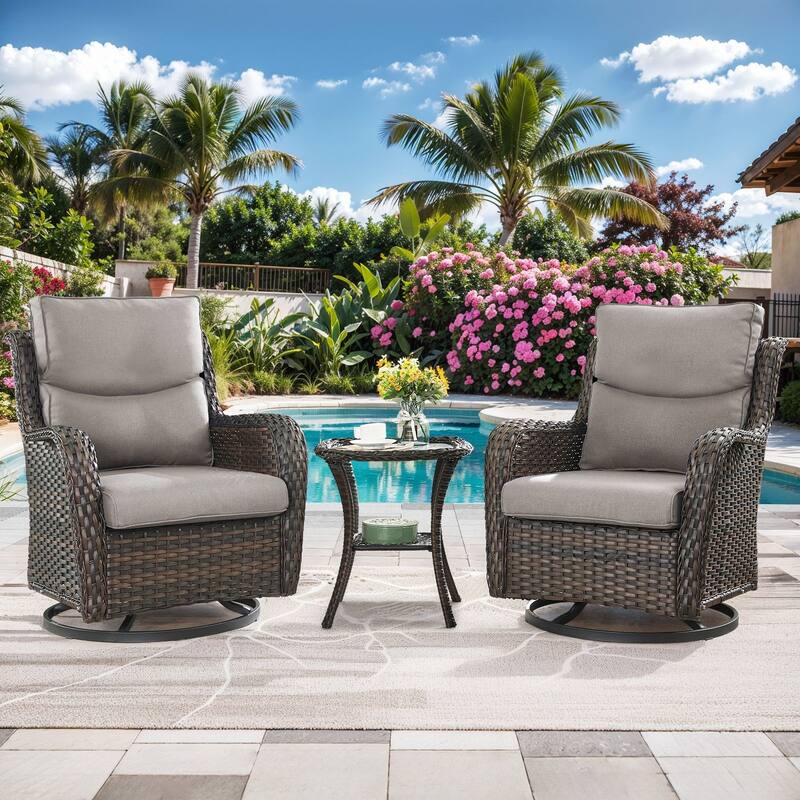 2 Pair Patio Soft Cushions for Outside