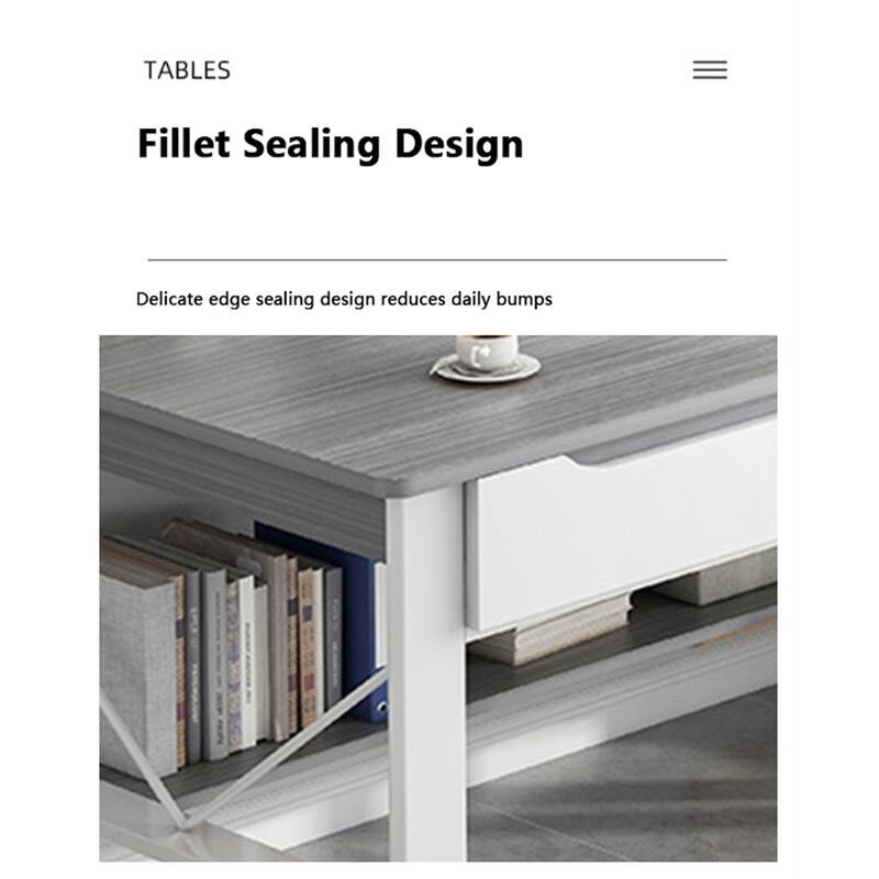 Modern Rectangle Premium Multi-Functional Computer Desk