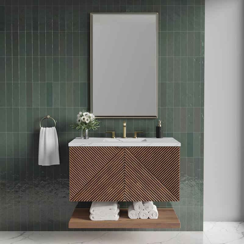 James Martin Vanities D200-V36-3ENC Marcello 36" Wall Mounted Single