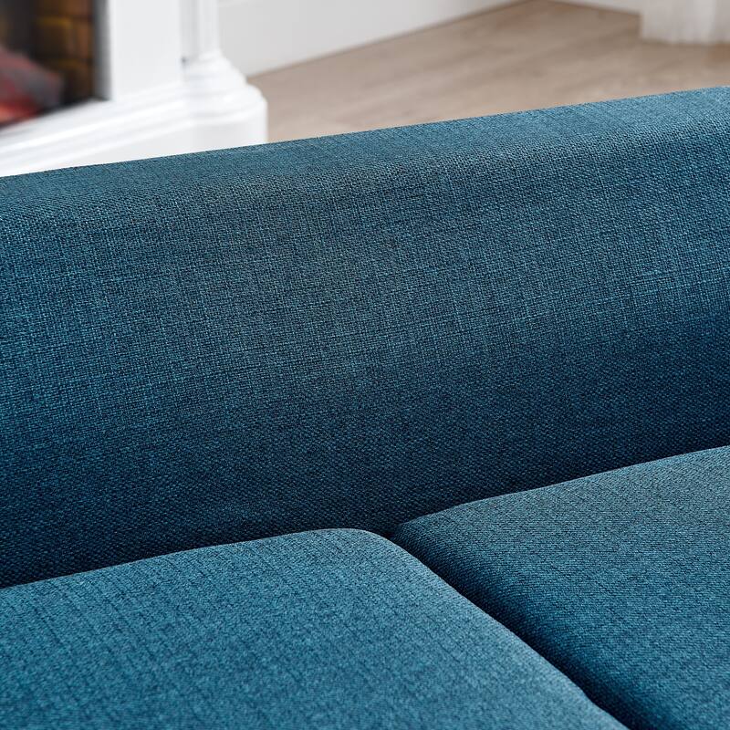 Roomfitters Pet Sofa with Backrest and Armrests, Modern Rectangular Dog Couch for Small and Medium Dogs, Soft Cushion