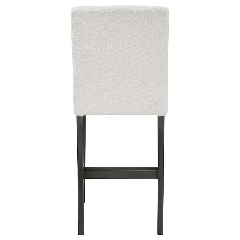 Alba Boucle Upholstered Counter Height Stools (Set of 2)