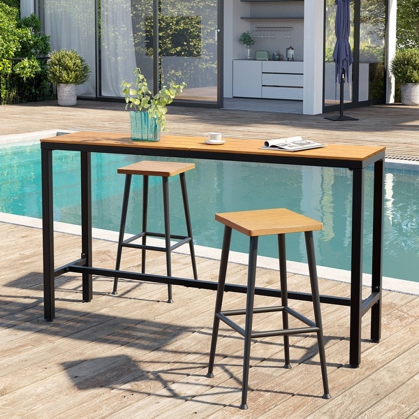 Outdoor bar pub table hotsell