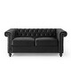 preview thumbnail 25 of 42, Brinkhaven Contemporary Button Tufted Loveseat with Nailhead Trim by Christopher Knight Home