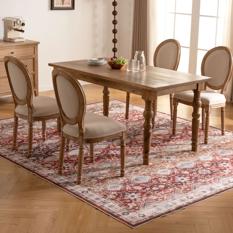 Soft and Non-Slip Machine-Washable Foldable Multi-Use Area Rug