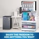 preview thumbnail 6 of 10, Newair 3.3 Cu. Ft. Gray Compact Mini Refrigerator with Freezer, Auto Defrost, Can Dispenser and Energy Star