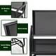 preview thumbnail 5 of 18, Outdoor Love-Seat Rocking Bench, Patio Glider, Textilene Fabric