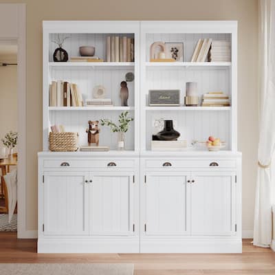 Modern Bookcase Suite with LED Lighting
