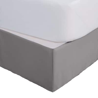 Martex 100% Microfiber Inverted Pleat Bed Skirt 15 Inch Hotel Quality