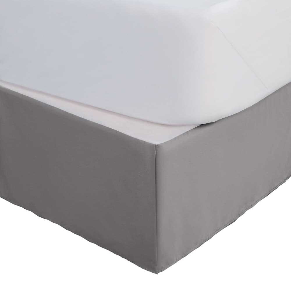 Martex 100% Microfiber Inverted Pleat Bed Skirt 15 Inch Hotel Quality