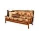 preview thumbnail 2 of 14, Somette Beli Mont Multicolor Wood/Fabric Futon Set