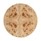 preview thumbnail 6 of 5, Holdin Round Burl Wood 18"W Side Table