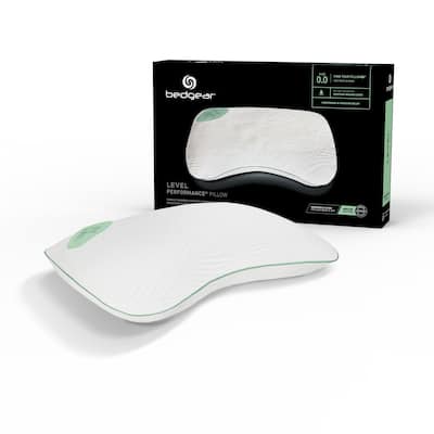 BEDGEAR Level Cuddle Curve Performance Pillow for Side Sleepers - Size 0.0 - Firm Moisture Wicking Pillow