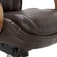 preview thumbnail 7 of 32, La-Z-Boy Harnett Big and Tall Executive Office Chair with Comfort Core Cushions, Ergonomic High-Back Chair with Solid Wood Arms