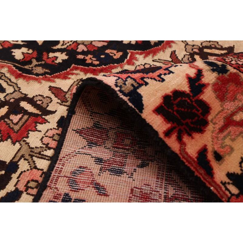 ECARPETGALLERY Hand-knotted Kayseri Vintage Dark Red Wool Rug - 7'2 x 10'4