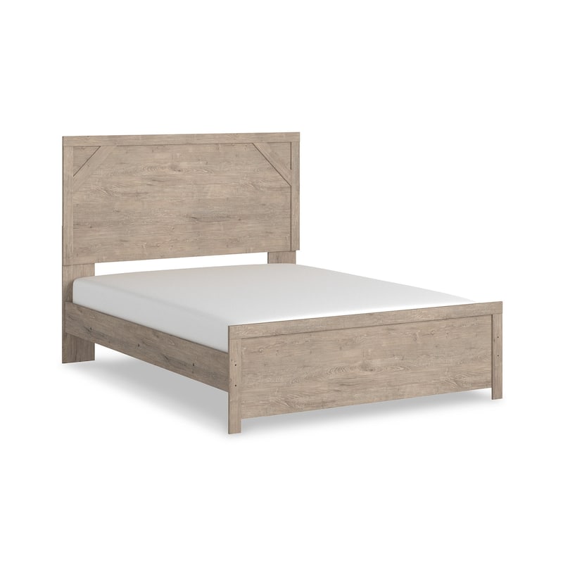 Senniberg Light Brown Panel Bed
