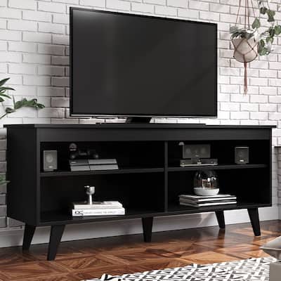 Madesa TV Stand Entertainment Center with 4 Shelves and Cable Management for 50, 55 Inch Media Storage