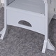 preview thumbnail 27 of 25, Qaba Kids Step Stool Folding Design, Bed Step Stool - 22" L x 22" W x 36.5" H