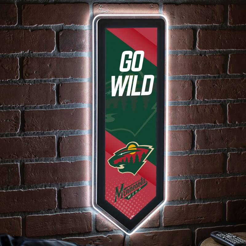 Minnesota Wild LED Lighted Sign - Multi