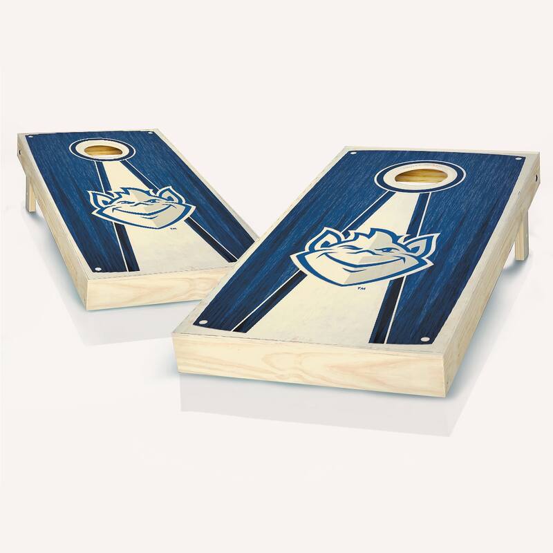 St Louis Billikens Stained Pyramid Outdoor Cornhole Board Set - NO Accessories