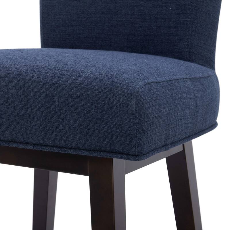 Spruce & Spring Noah Modern Upholstered Counter Height Swivel Barstool Single