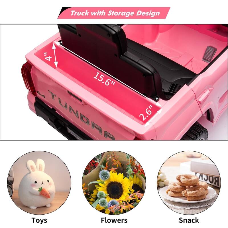 12V Licensed Toyota Ride on Car with Remote Control