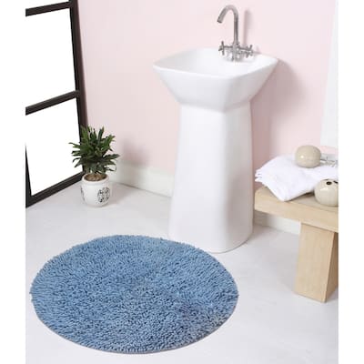 Home Weavers Fantasia Collection Absorbent Cotton Machine Washable Bath Rug