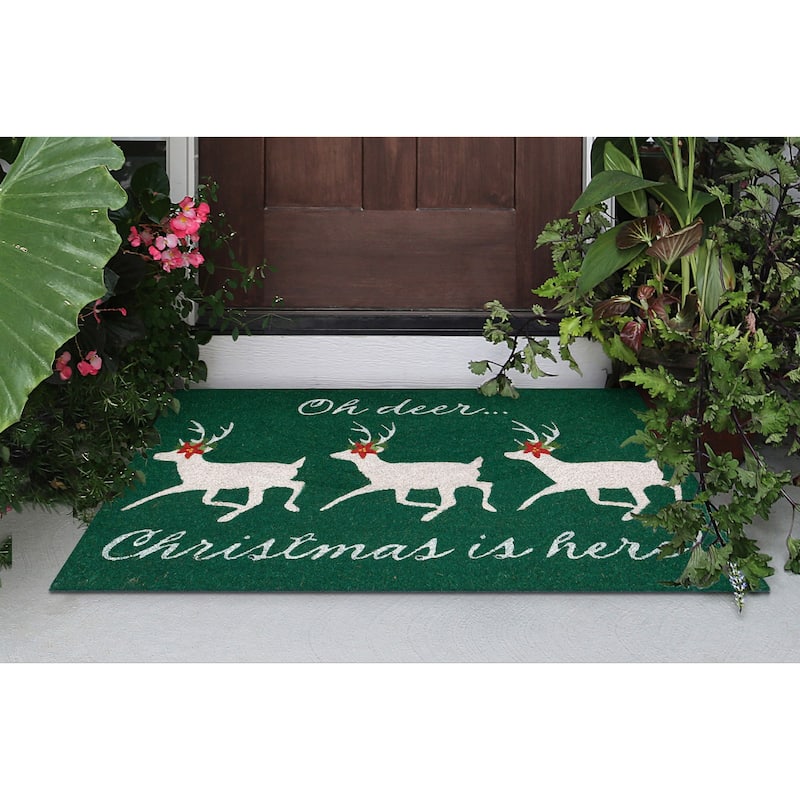 Liora Manne Natura Christmas Is Here Outdoor Mat