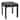 18 in. x 18 in. Eucalyptus Wood Outdoor Slatted Side Table, Black