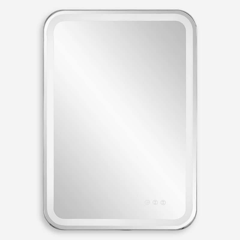 LED Lighted Rectangular Vanity Wall Mirror - 32.25"