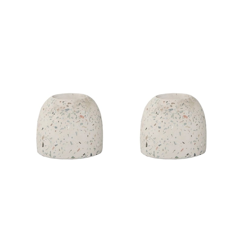 SET OF 2 3.5" Terrazzo Vase